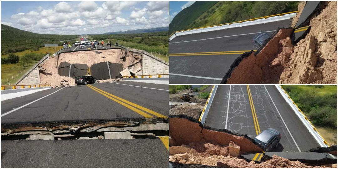 Colapsa Puente Vehicular En San Luis Potos Reportan Mujer Sin Vida