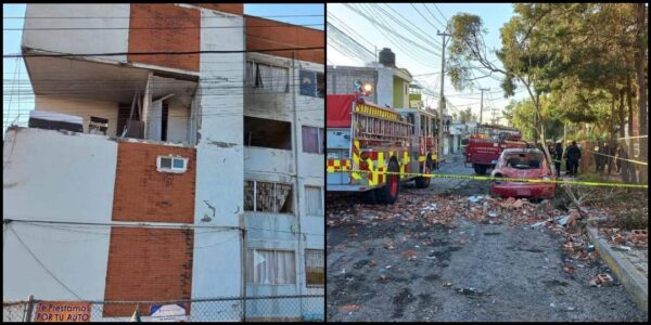 Evacuan a 50 personas tras explosión de tanque de gas en colonia