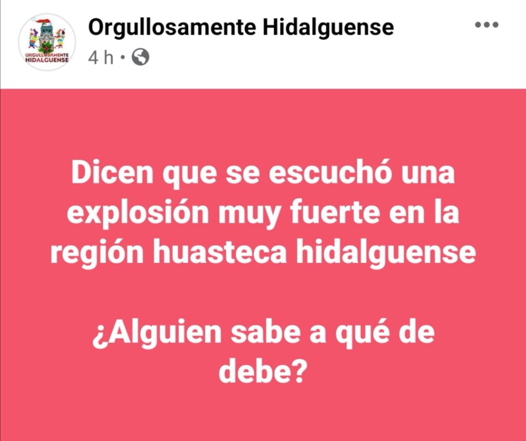 Reportan La Posible Caída De Un Meteorito En La Huasteca Mira Hidalgo 3376